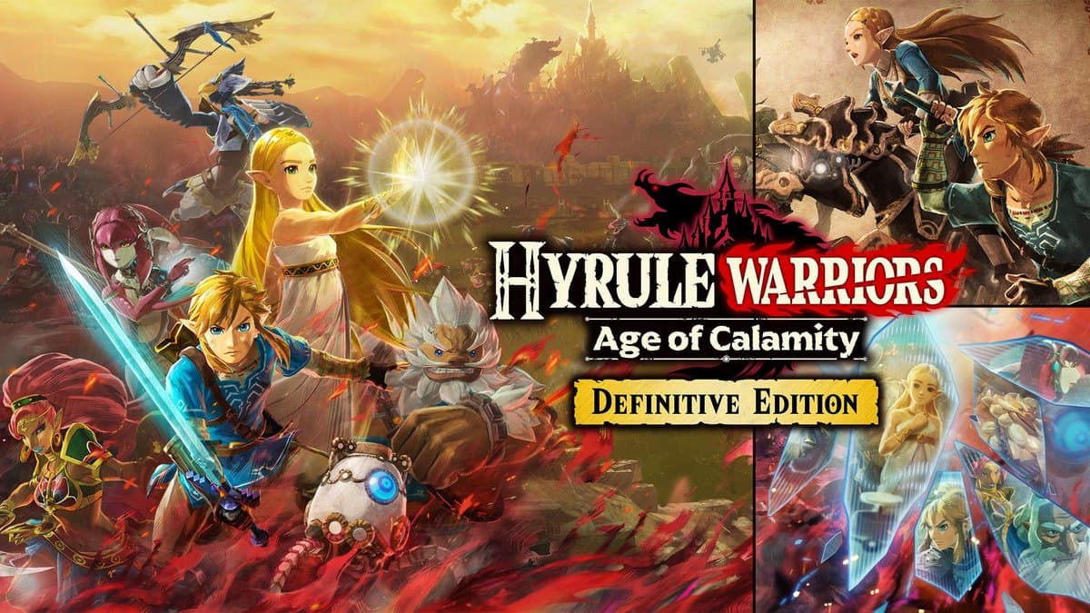 Official Hyrule Warriors Age of Calamity Definitive Edition key art