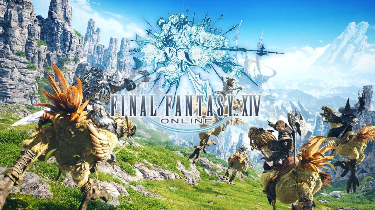 Official Final Fantasy XIV Online artwork for the Nintendo Switch 2 version