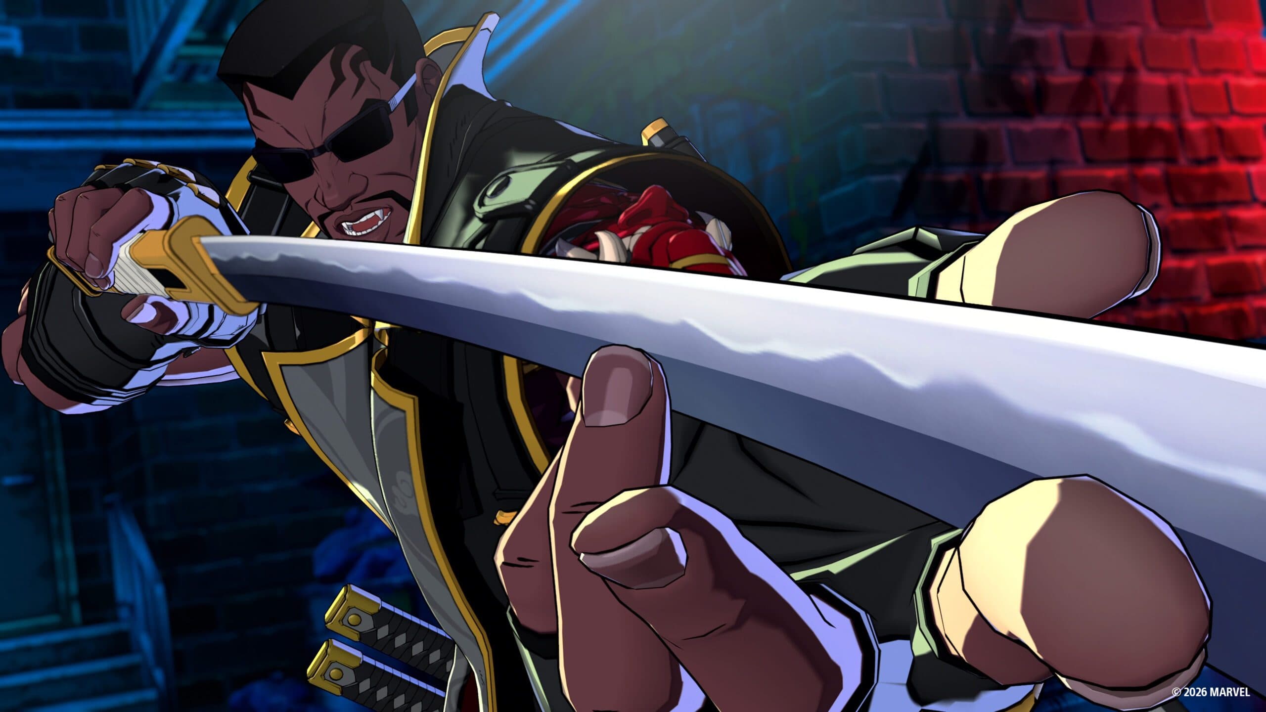 Official MARVEL Tokon Fighting Souls artwork showing Marvel fighters in a stylised team battle