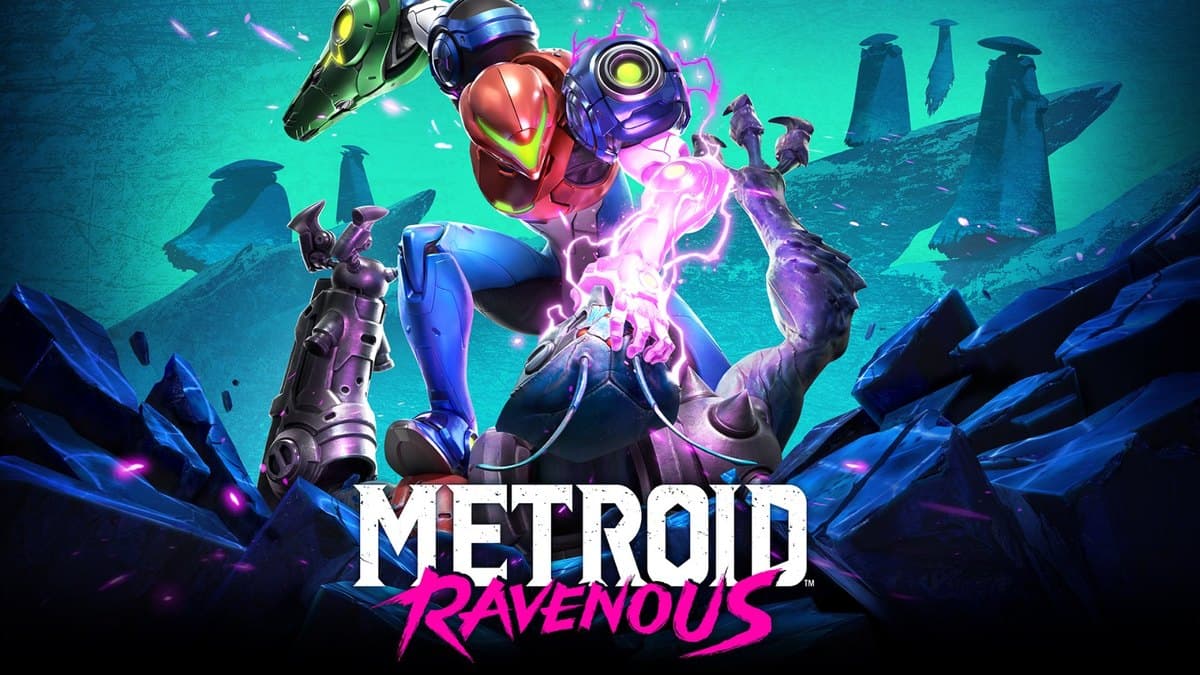 Official Metroid Ravenous artwork showing Samus in the new hostile moon adventure