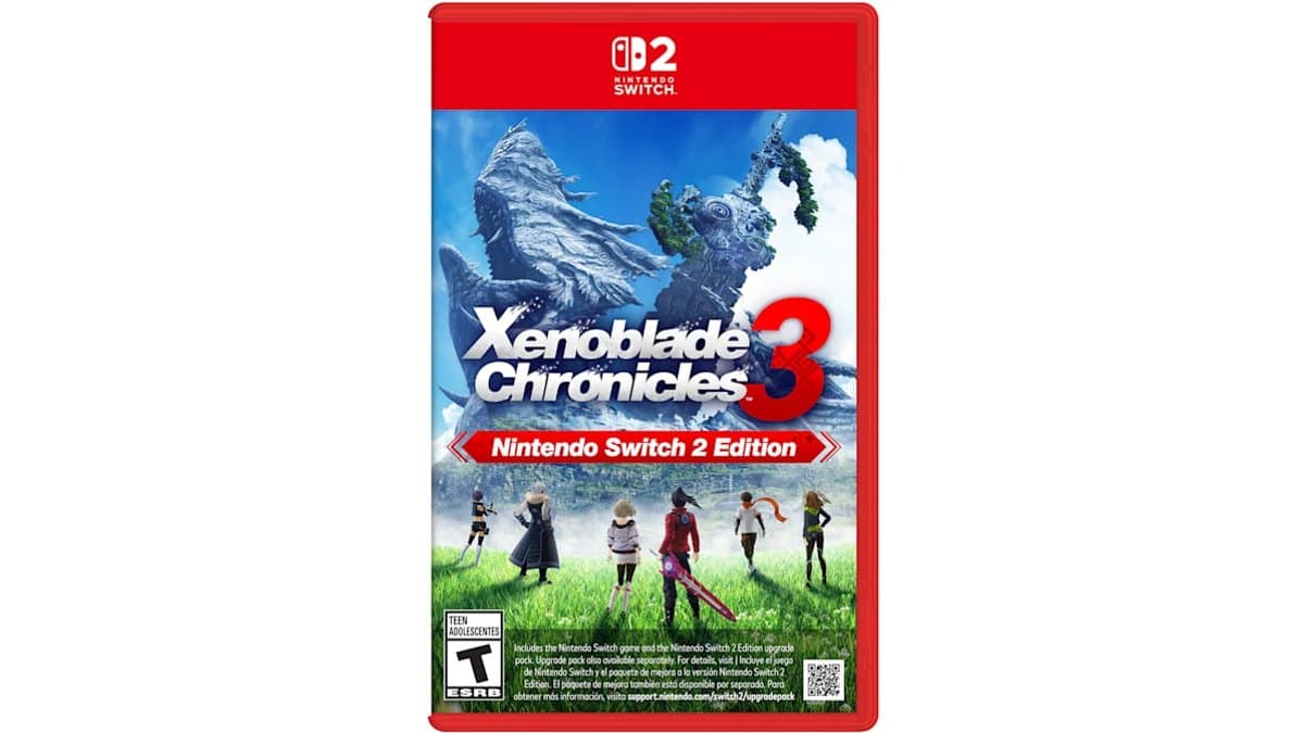 Official Xenoblade Chronicles 3 Nintendo Switch 2 Edition artwork with Noah and Mio